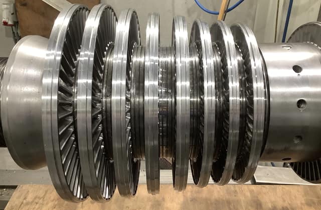 ABB AEG Kanis G20 steam turbine rotor