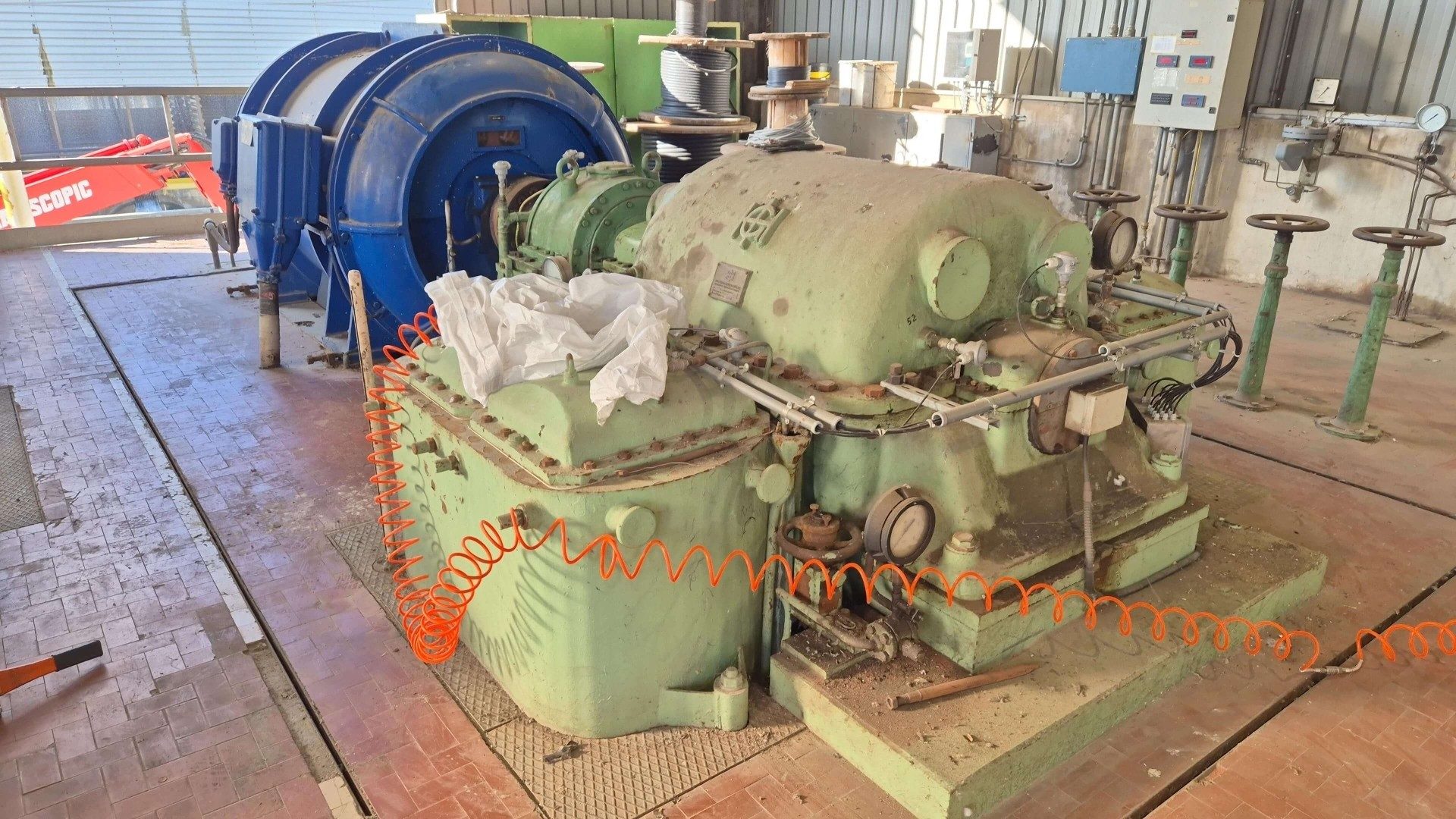 GHH Borsig main air compressor under restoration