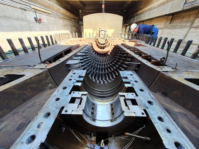 Industrial centrifugal compressor in petrochemical plant