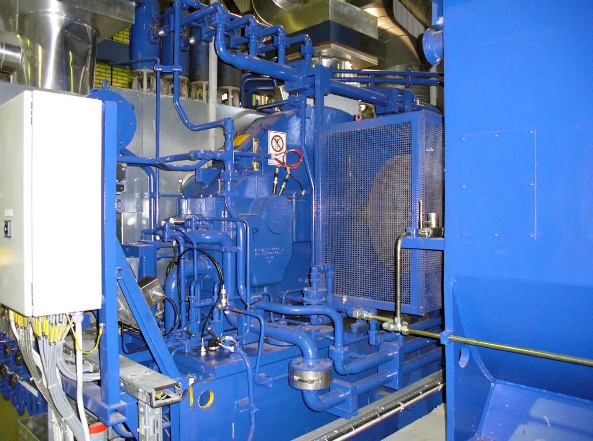 KKK AFA/CFR steam turbine installation