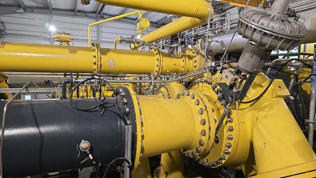Atlas Copco GT063N4K1 integral geared compressor installed in the air separation plant