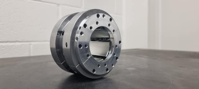 Finished babbitt journal bearing assembly