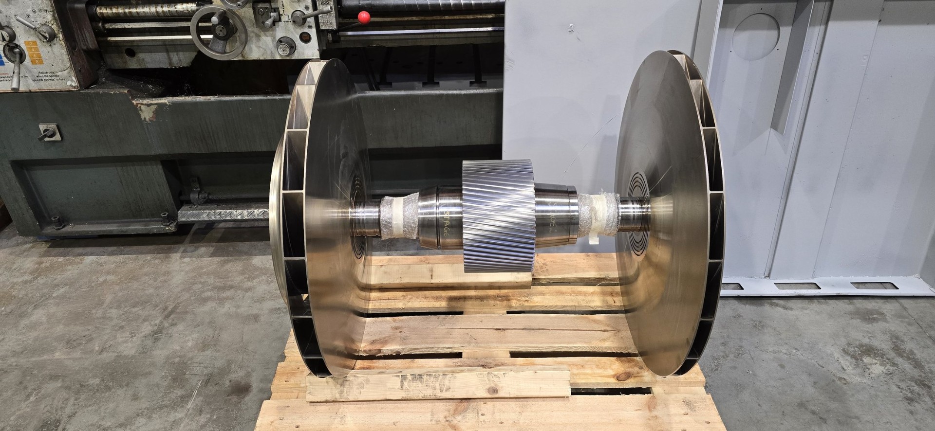 GHH Borsig main air compressor under restoration