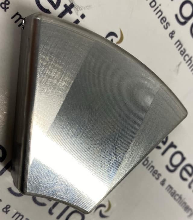 Spare axial tilting pad bearing produced through reverse engineering as an OEM alternative