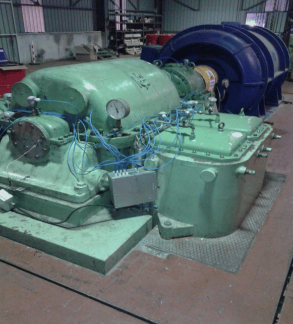 GHH Borsig main air compressor installed on site before overhaul